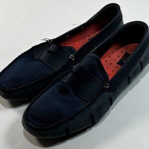 Swims Classic Venetian Loafer Mens Size 9 Blue Slip On
